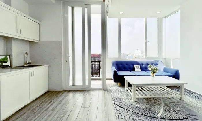 Good Studio Serviced Apartment For Rent in Phu Nhuan Dist HCM City 45sqm 500 USD/month