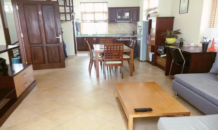 Nice Rooftop One Bedroom Serviced Apartment in Phu Nhuan District HCM City 60sqm 700 USD/month