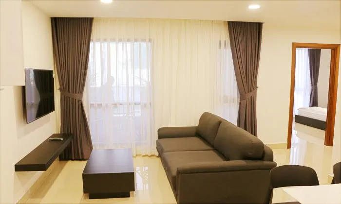 Nice Balcony Two Bedroom Apartment For Rent in Phu Nhuan District HCM City 70sqm 800 USD/month