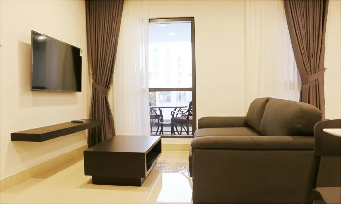 Nice Balcony Two Bedroom Apartment For Rent in Phu Nhuan District HCM City 70sqm 800 USD/month