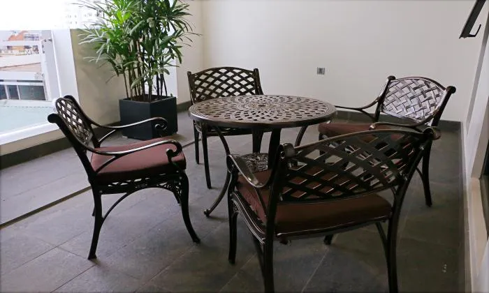 Nice Balcony Two Bedroom Apartment For Rent in Phu Nhuan District HCM City 70sqm 800 USD/month