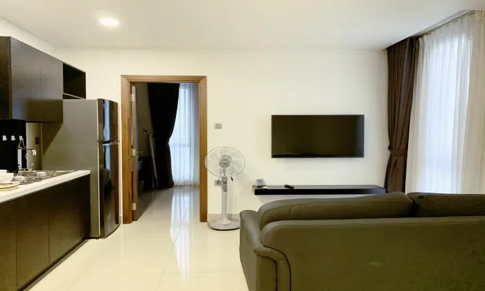 Modern Decoration One Bedroom Apartment Opposite Center Point Phu Nhuan Dist HCMC 45sqm 550 USD/month