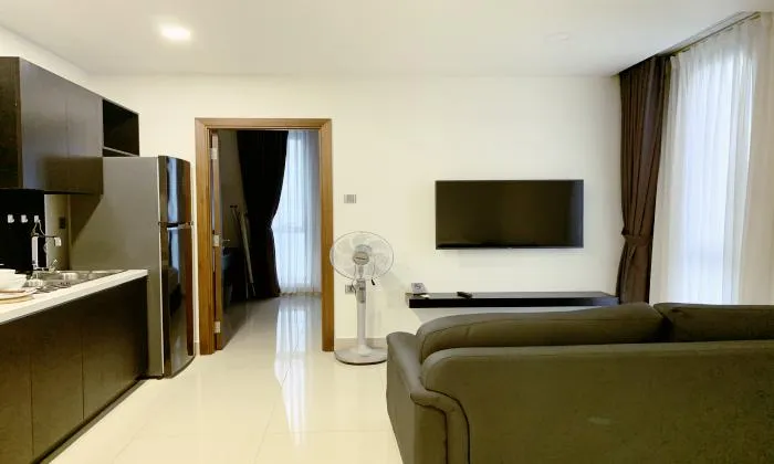 Modern Decoration One Bedroom Apartment Opposite Center Point Phu Nhuan Dist HCMC 45sqm 550 USD/month