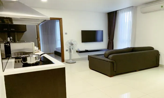 Modern Decoration One Bedroom Apartment Opposite Center Point Phu Nhuan Dist HCMC 45sqm 550 USD/month