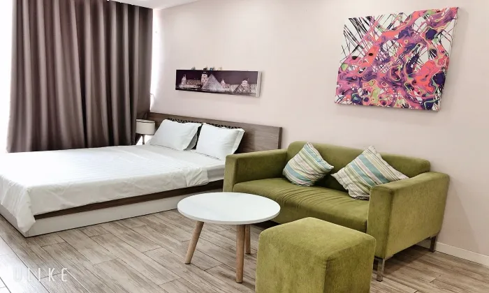 Modern Studio Serviced Apartment For Rent In Phu Nhuan HCMC 35sqm 450 USD/month