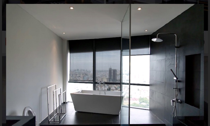 Amazing Penthouse Duplex City Garden Apartment For Rent Binh Thanh HCM
