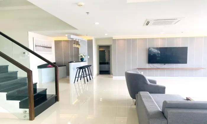 Beautiful Duplex City Garden Apartment for rent in Binh Thanh HCMC 290sqm 3,700 USD/month