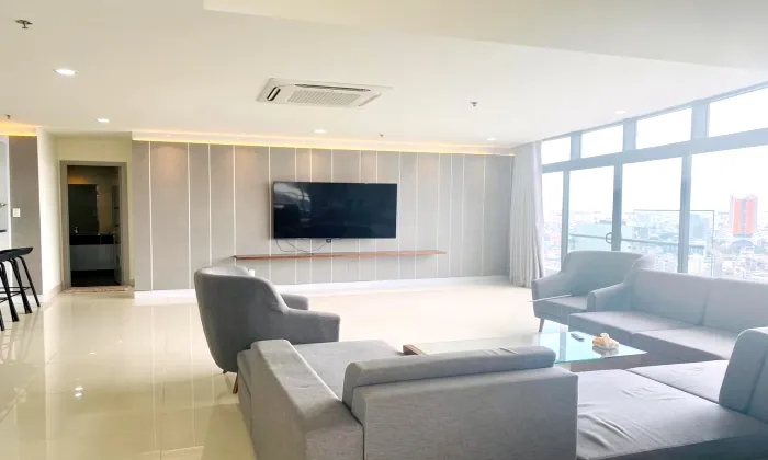 Beautiful Duplex City Garden Apartment for rent in Binh Thanh HCMC 290sqm 3,700 USD/month