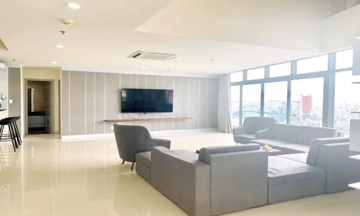 Beautiful Duplex City Garden Apartment for rent in Binh Thanh HCMC 290sqm 3,700 USD/month