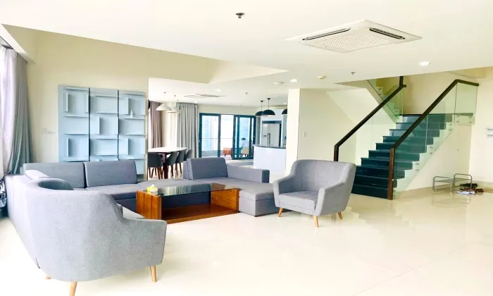 Beautiful Duplex City Garden Apartment for rent in Binh Thanh HCMC 290sqm 3,700 USD/month