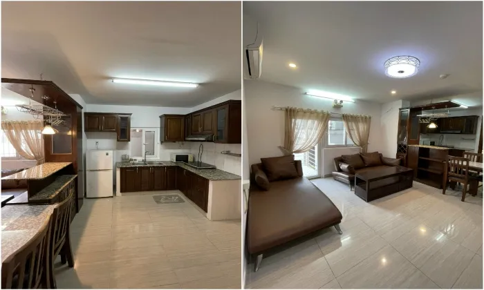 Nice Two Bedrooms Violet Serviced Apartment Phu Nhuan District HCMC 60sqm 600 USD/month
