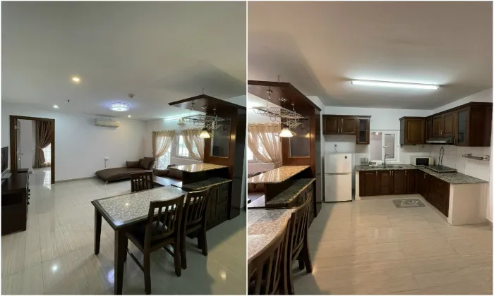 Nice Two Bedrooms Violet Serviced Apartment Phu Nhuan District HCMC 60sqm 600 USD/month