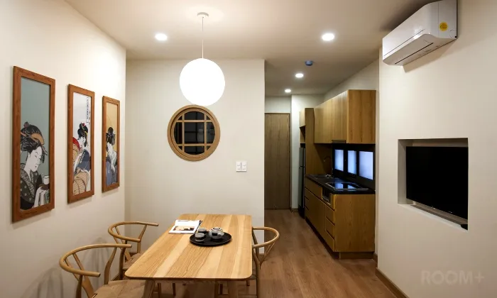 Japanese Designed 02 Bedrooms Room and Cities District 3 HCM 75sqm 1,100 USD/month