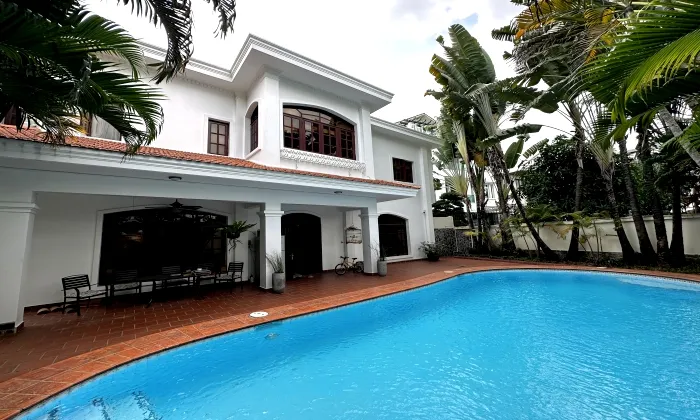 Nice Pool and Garden Villa in Nguyen U Di Thao Dien Ward HCM 500sqm 5,000 USD/month