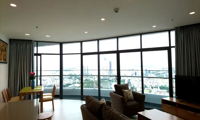 Two Bedrooms City Garden Binh Thanh For Rent HCM 105sqm 1,600 USD/month
