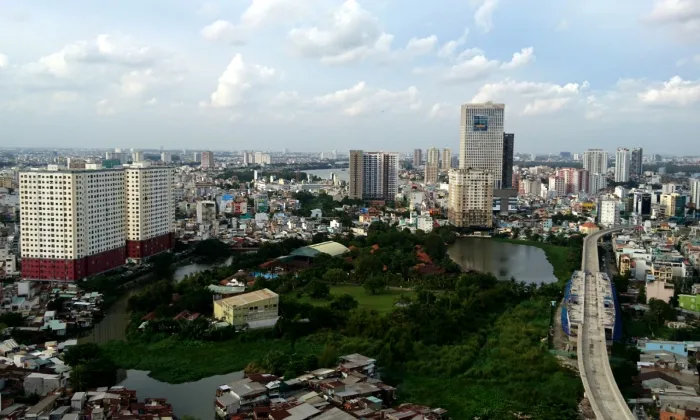 Two Bedrooms City Garden Binh Thanh For Rent HCM 105sqm 1,600 USD/month