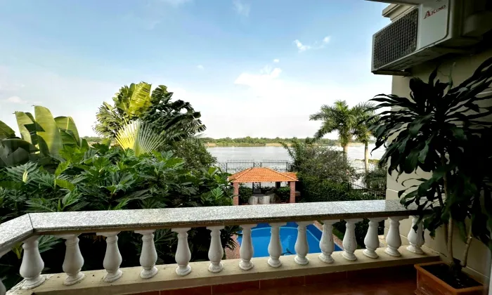 River Front Villa For Rent in Phu Tuong Compound Thao Dien HCMC 700sqm 5,000 USD/month