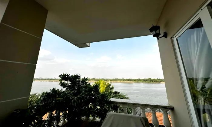 River Front Villa For Rent in Phu Tuong Compound Thao Dien HCMC 700sqm 5,000 USD/month