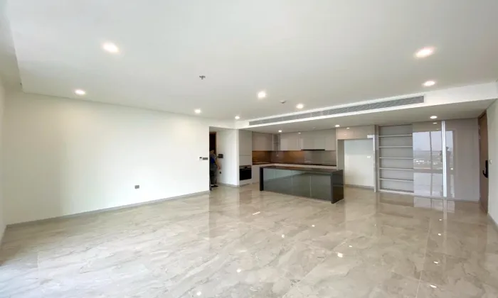 Unfurnished Three Bedroom Thao Dien Green Apartment For Rent HCM 132sqm 2,700 USD/month