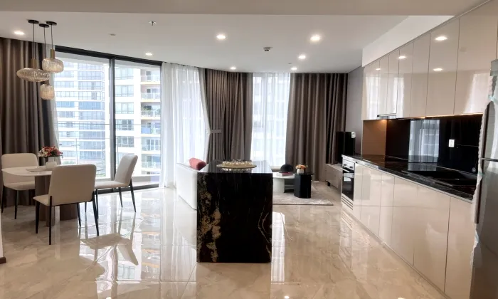New Modern 01 Bedroom Thao Dien Green Apartment For Rent HCM 61sqm 1,200 USD/month