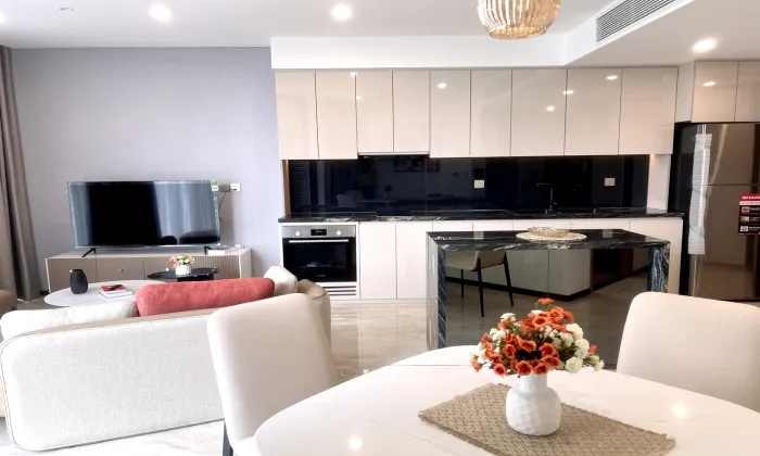 New Modern 01 Bedroom Thao Dien Green Apartment For Rent HCM 61sqm 1,200 USD/month