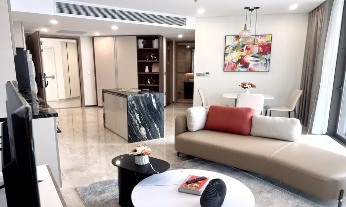New Modern 01 Bedroom Thao Dien Green Apartment For Rent HCM 61sqm 1,200 USD/month