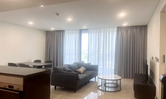 River View Two Bedroom Thao Dien Green Apartment For Rent HCMC 84sqm 1,600 USD/month