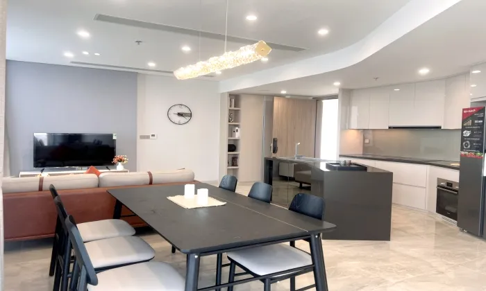 High Class Three Bedroom Thao Dien Green Apartment For Rent HCMC 109sqm 3,000 USD/month