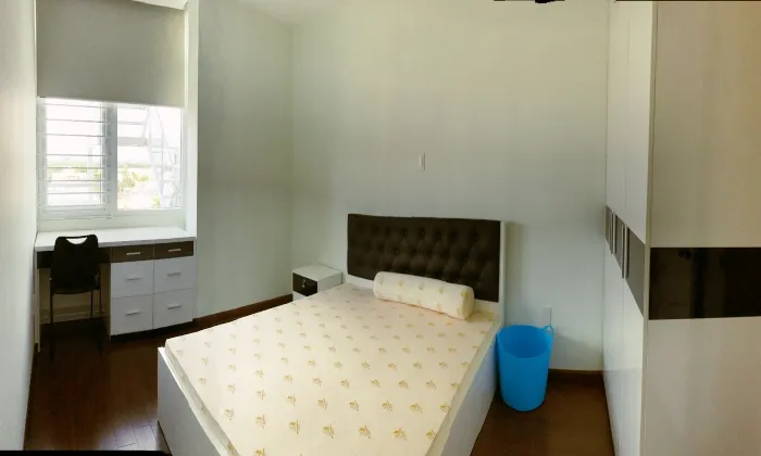 Balcony Two Bedroom Lily Serviced Apartment For Rent HCMC 80sqm 850 USD/month
