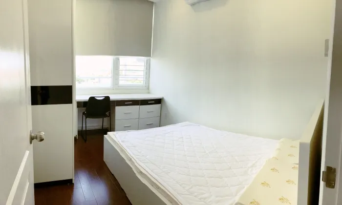 Balcony Two Bedroom Lily Serviced Apartment For Rent HCMC 80sqm 850 USD/month