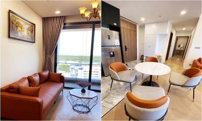 Cool Saigon River View 02 Bedroom Lumiere Riverside Apartment HCMC 72sqm 1,400 USD/month