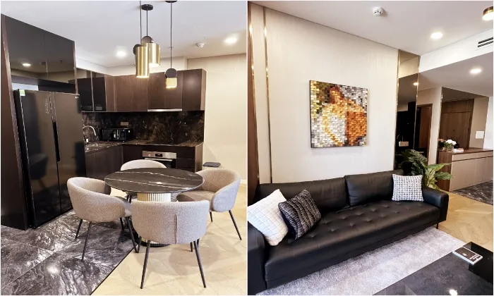 Fascinating Decoration 02 Bedroom Lumiere Riverside Apartment HCM 68sqm 1,300 USD/month