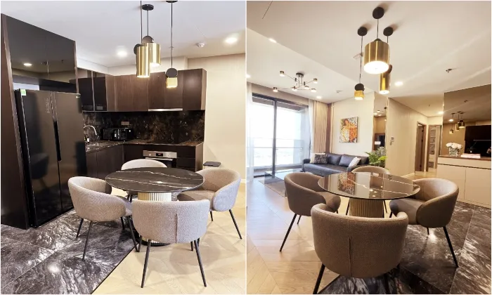 Fascinating Decoration 02 Bedroom Lumiere Riverside Apartment HCM 68sqm 1,300 USD/month