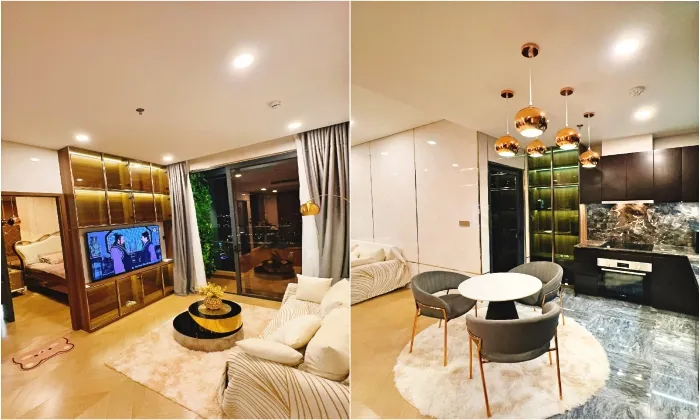 Flexible Lease Term One Bedroom Lumiere Riverside For Rent HCMC 52sqm 1,200 USD/month