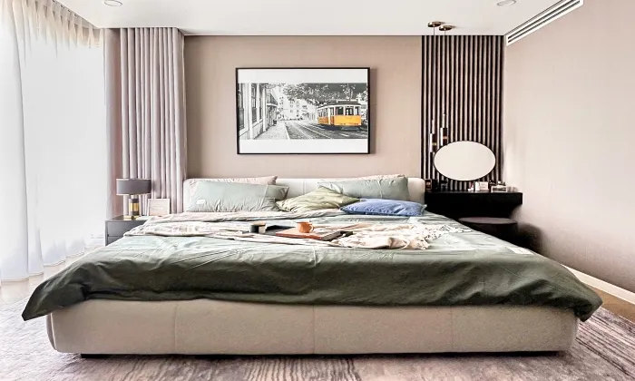 River View 03 Bedroom Lumiere Riverside Apartment For Rent in HCMC 93sqm 1,900 USD/month