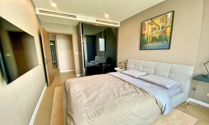 River View 03 Bedroom Lumiere Riverside Apartment For Rent in HCMC 93sqm 1,900 USD/month