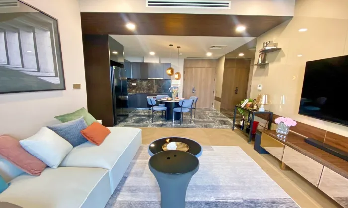 River View 03 Bedroom Lumiere Riverside Apartment For Rent in HCMC 93sqm 1,900 USD/month