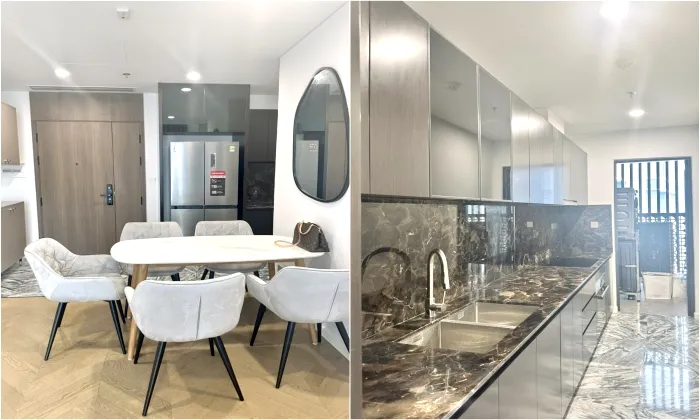 Furnished 02 Bedroom West Tower Lumiere Riverside For Rent HCM 76sqm 1,600 USD/month