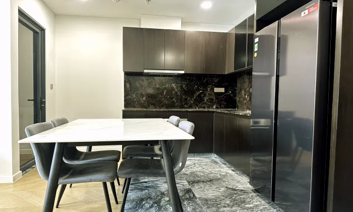 Simple Designed River View Lumiere Riverside Apartment For Rent HCM 68sqm 1,400 USD/month