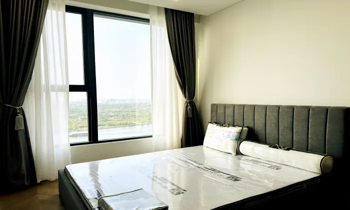 Simple Designed River View Lumiere Riverside Apartment For Rent HCM 68sqm 1,400 USD/month