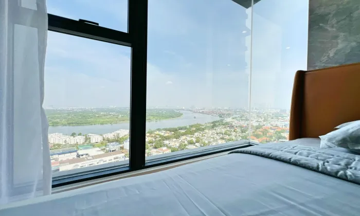 Delight 03 Bedroom Lumiere Riverside Apartment For Rent in HCMC 95sqm 2,000 USD/month