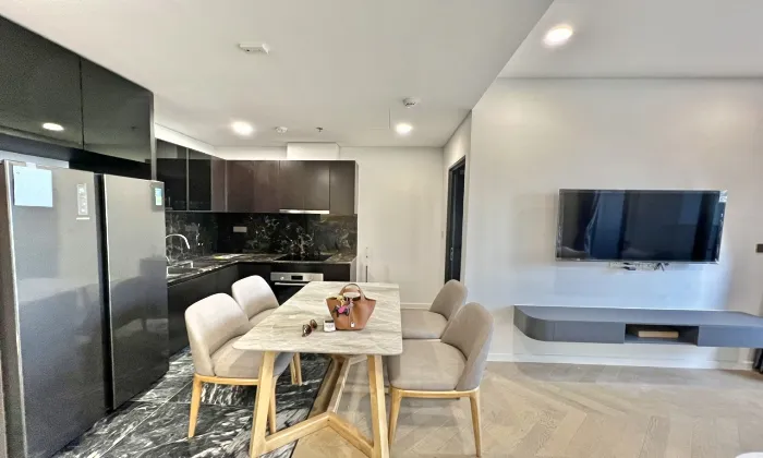 Good Furniture 02 Bedroom Lumiere Riverside Apartment For Rent HCMC 73sqm 1,300 USD/month