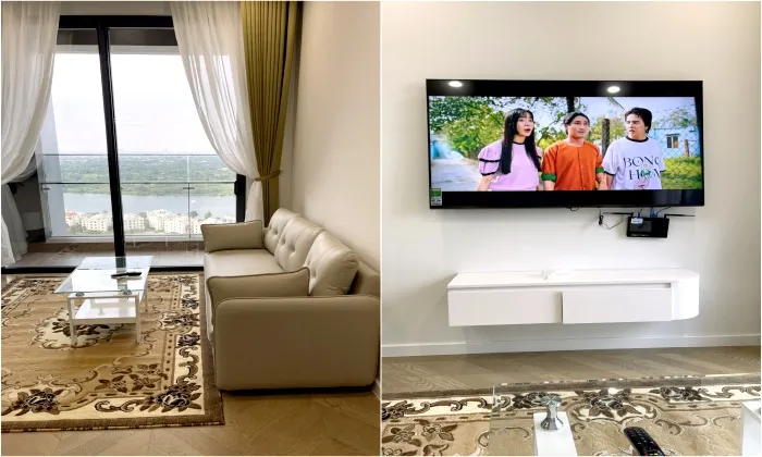 Cool View Saigon River Lumiere Riverside Apartment For Rent in HCMC 73sqm 1,500 USD/month