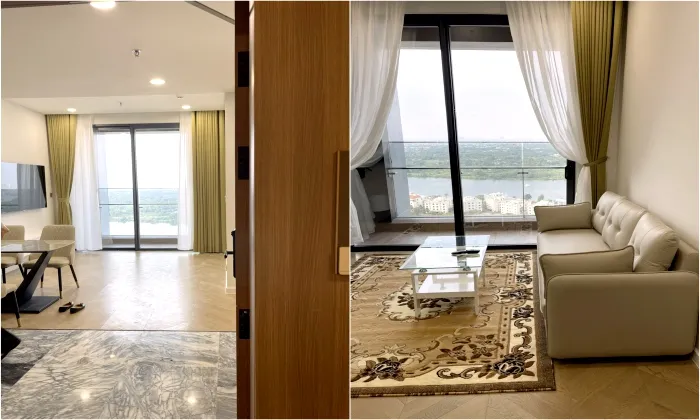 Cool View Saigon River Lumiere Riverside Apartment For Rent in HCMC 73sqm 1,500 USD/month