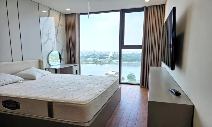 Good Interior 03 Bedroom Thao Dien Green Apartment For Rent HCMC 109sqm 2,450 USD/month