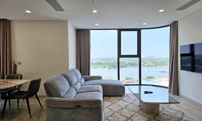 Good Interior 03 Bedroom Thao Dien Green Apartment For Rent HCMC 109sqm 2,450 USD/month