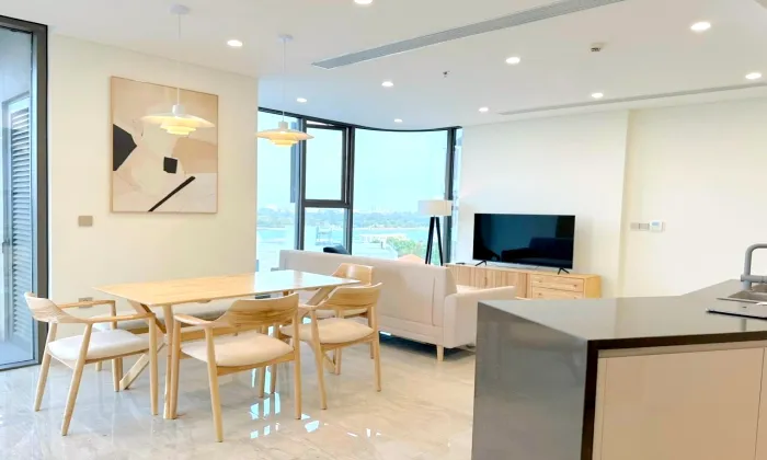 Brand New Furniture 03 Bedrooms Thao Dien Green Apartment For Rent HCM 109sqm 2,400 USD/month