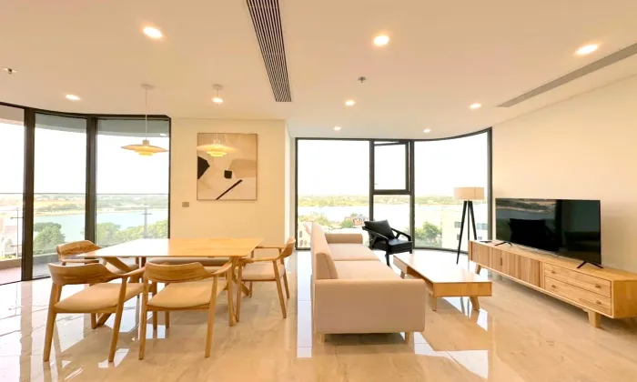 Brand New Furniture 03 Bedrooms Thao Dien Green Apartment For Rent HCM 109sqm 2,400 USD/month
