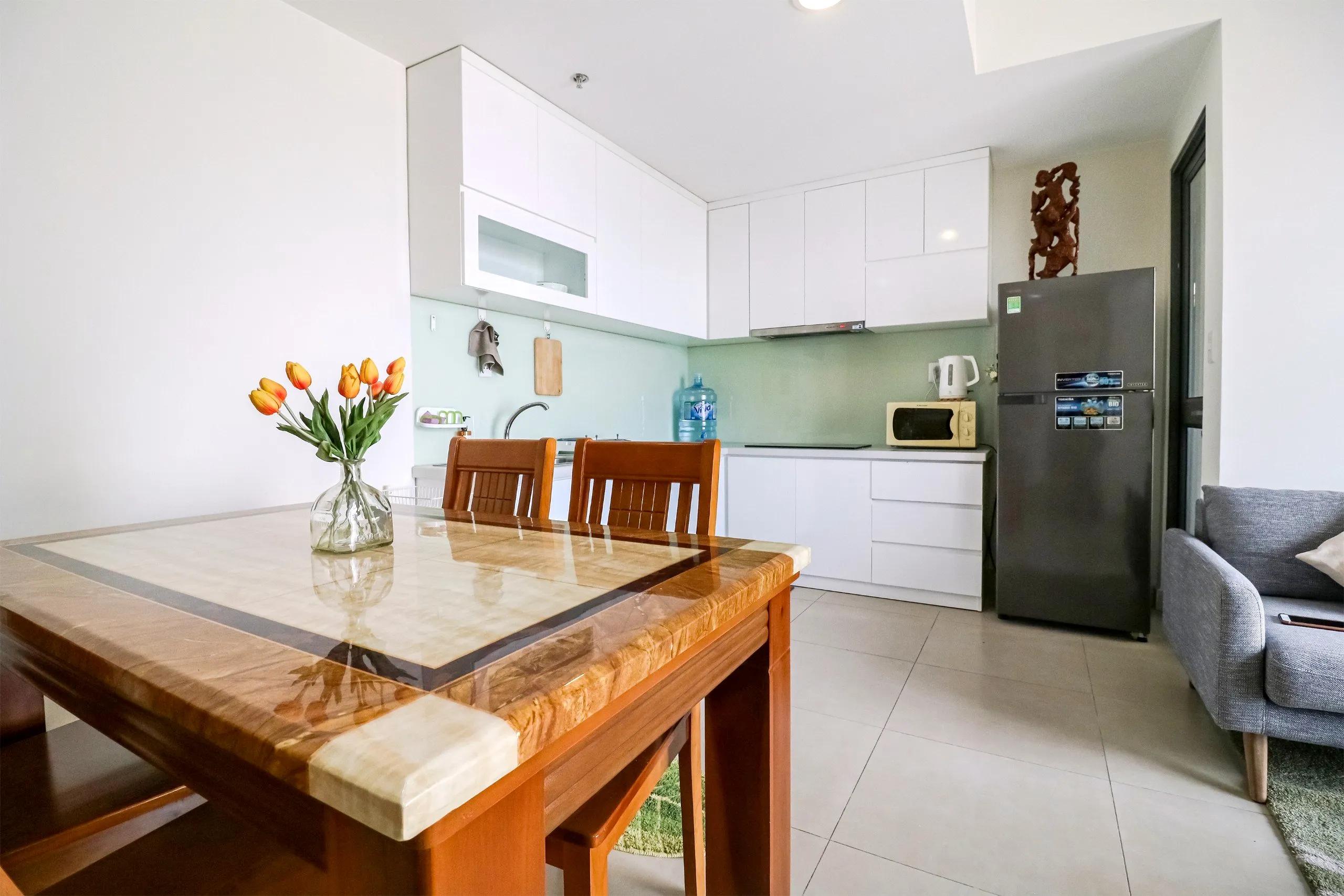 02 Bedroom Tower 1 River View Masteri Thao Dien Apartment For Rent HCM 64sqm 750 USD/month