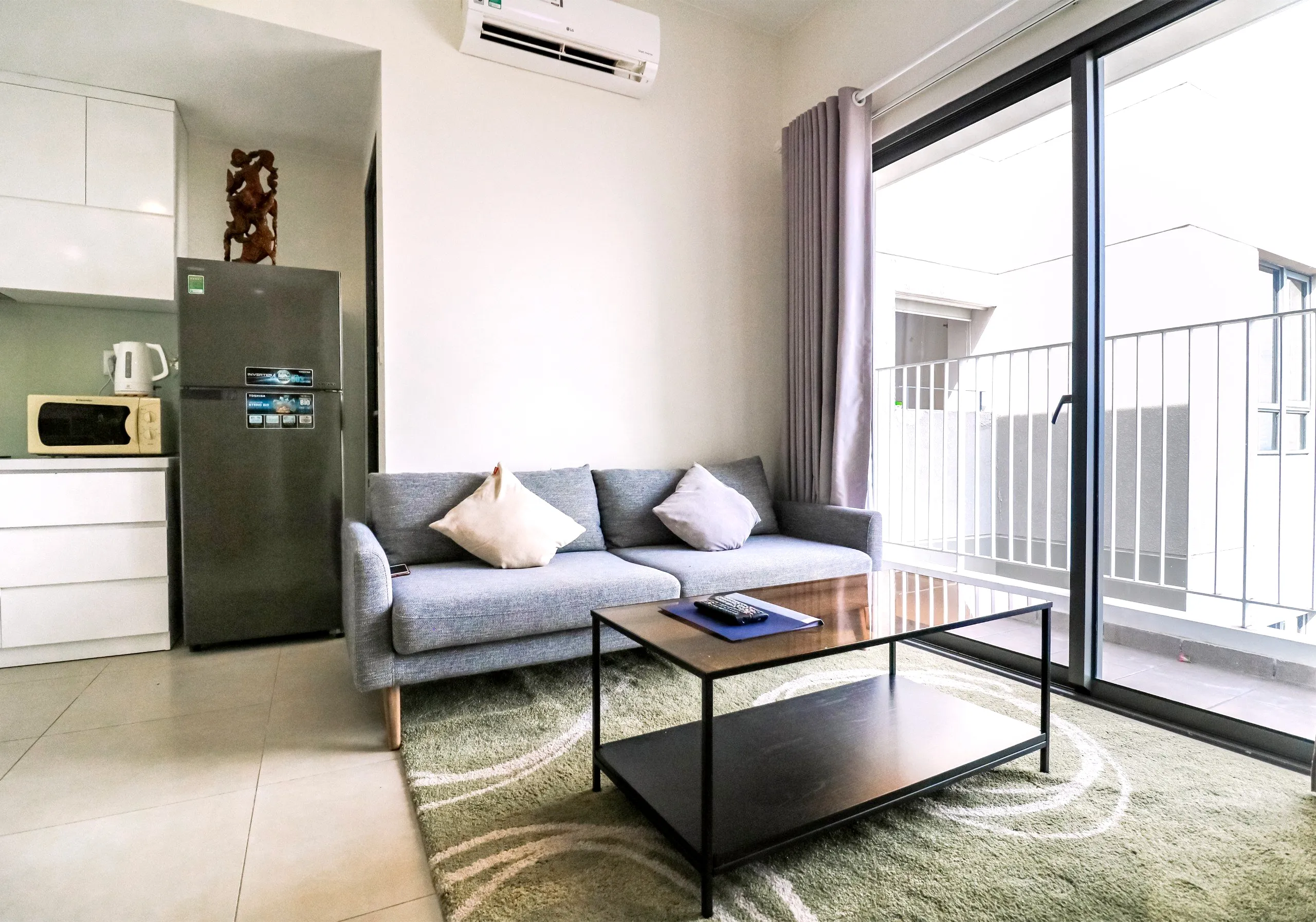 02 Bedroom Tower 1 River View Masteri Thao Dien Apartment For Rent HCM 64sqm 750 USD/month